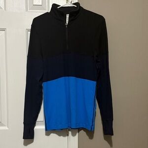 Lululemon Men's Velocity 1/4 Zip Long Sleeve Athletic Pullover